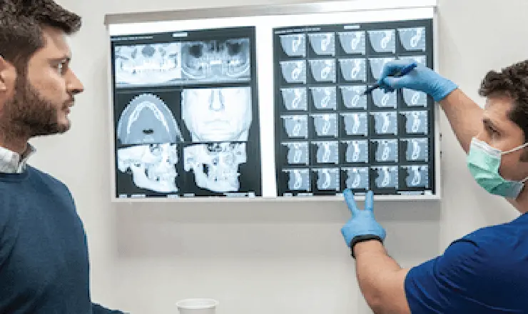 Radiografía panorámica dental para evaluar la salud bucodental y planificar tratamientos