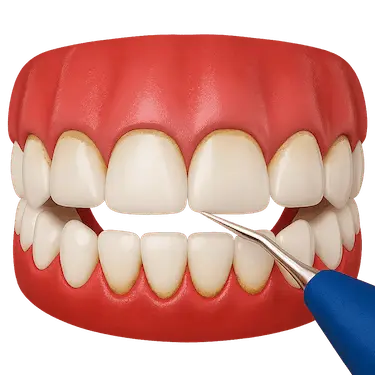 Limpieza dental profesional previa al blanqueamiento dental con luz LED en clínica dental