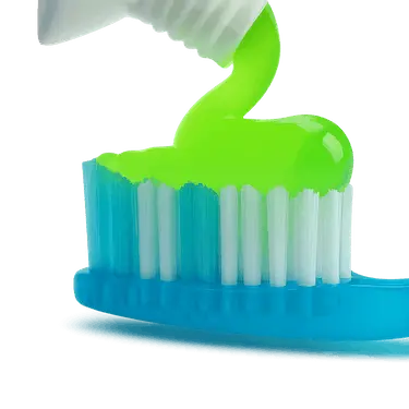 Uso de pasta dental sin color recomendada durante el blanqueamiento dental LED