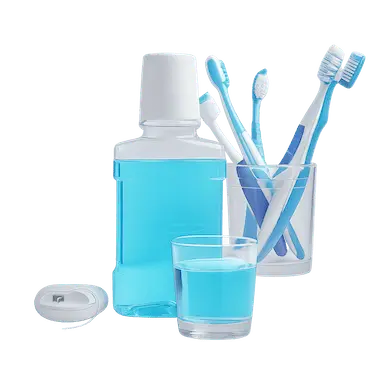 Aplicación de flúor tras limpieza dental profesional para proteger dientes y encías en Madrid