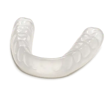 Férula Michigan rígida utilizada para estabilizar la mordida