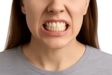 Apretamiento dental nocturno controlado con férula de descarga