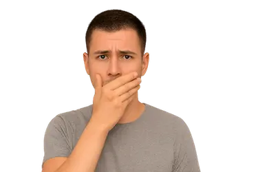 Paciente con miedo al dolor de los curetajes dentales