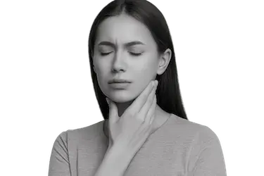 Inflamación de ganglios cervicales por flemón o infección dental cercana