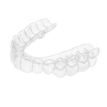 férula de descarga personalizada en Madrid para proteger los dientes del desgaste por bruxismo