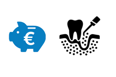 Icono del precio del injerto de hueso dental en nuestra clínica dental en Madrid