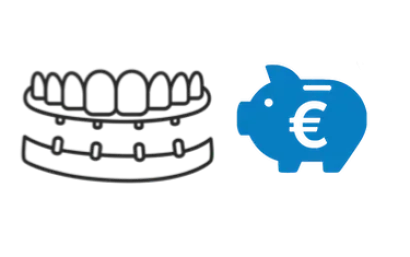 Icono del precio de una sobredentadura sobre implantes en la Clínica Dental del Dr. Ferrer en Murcia