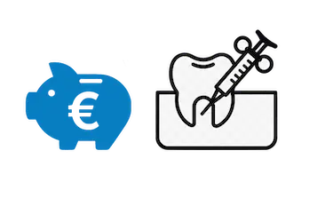 Precio de cirugía oral en Madrid en Clínica Dental Dr. Ferrer con icono de hucha