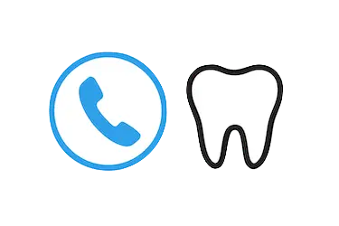 Icono de contacto de la clínica dental del Dr. Ferrer en Murcia con teléfono y diente