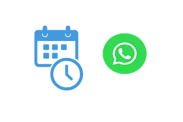 Icono de horario y WhatsApp para pedir cita en la clínica dental del Dr. Ferrer en Chamberí, Madrid