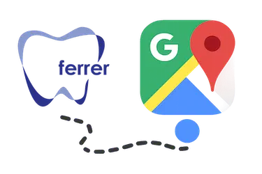 Cómo llegar a la clínica dental del Dr. Ferrer en Murcia con indicaciones en Google Maps
