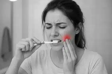 Molestias y sensibilidad en las encías durante el cepillado dental