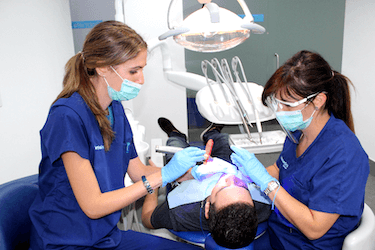 tratamiento con relleno dental