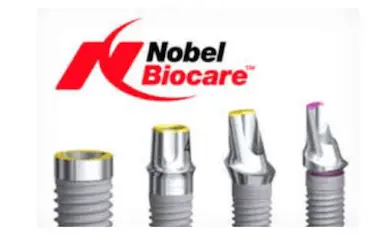 Implantes dentales Nobel Biocare con diferentes sistemas de fijación y diseño protésico