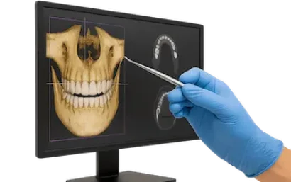 Planificación digital de cirugía oral en Murcia con imagen 3D dental