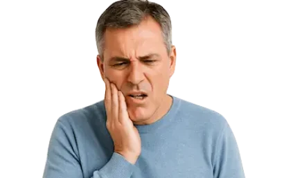 Paciente con dolor intenso de muela que requiere extracción dental en Murcia