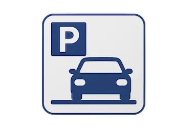 Icono de parking para pacientes de la clínica dental en Chamberí, Madrid, cerca de Cuatro Caminos y Ríos Rosas