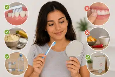 Cuidados durante la recuperación de una gingivectomía